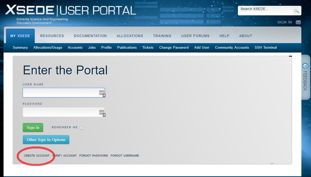 CreateAccount2 Create account screen