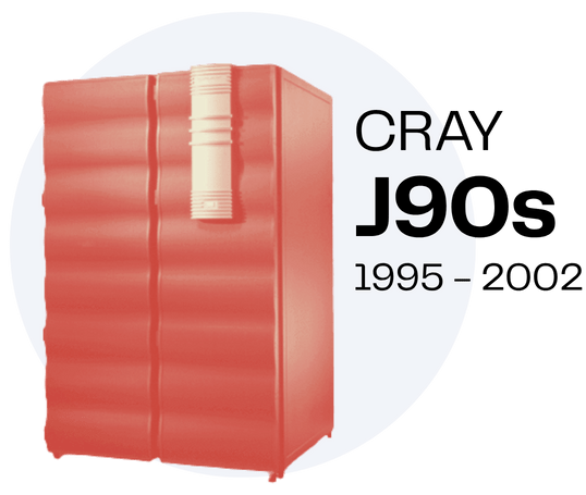 CRAY J90s orange overlay