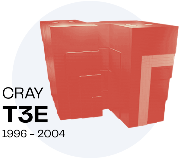 CRAY T3E orange overlay