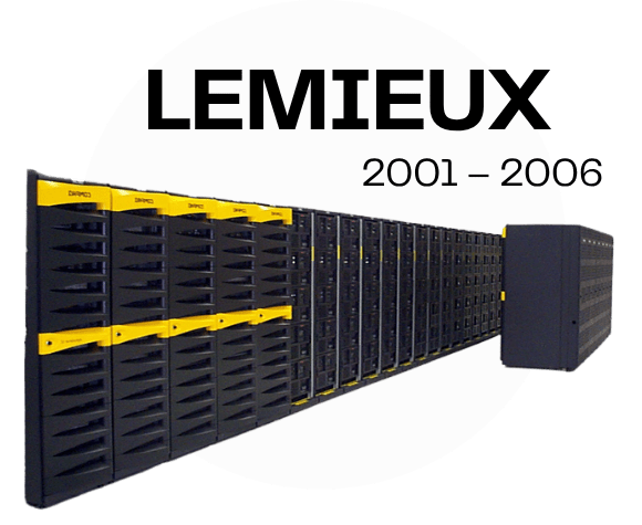 Image of LEMIEUX machine. Years used from 2001 to 2006.