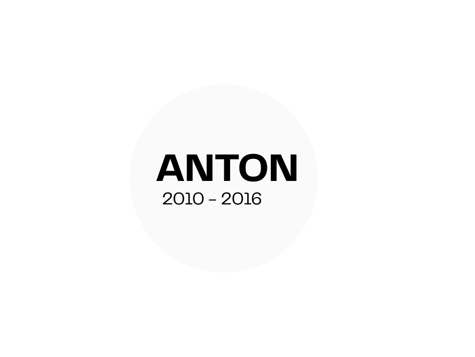 Anton was used from 2010 to 2016.