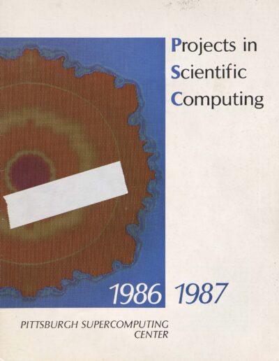 Cover of PSC Publication: Projects in Scientific Computing: 1986-1987