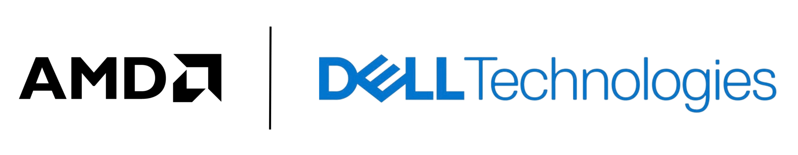 2 Logos: AMD, Dell Technologies